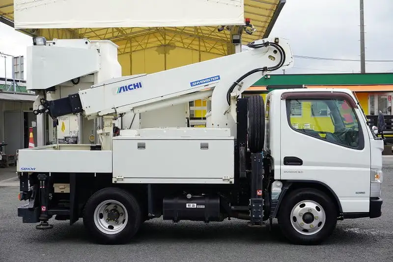 三菱 キャンター 小型 高所・建柱車 高所作業車 電工仕様の中古トラック画像2