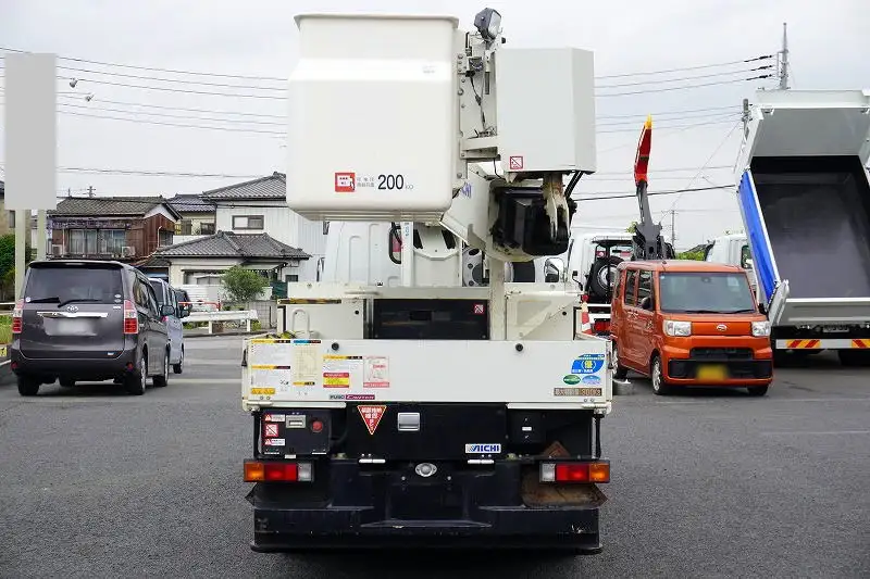 三菱 キャンター 小型 高所・建柱車 高所作業車 電工仕様の中古トラック画像3