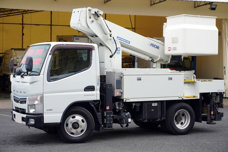 三菱 キャンター 小型 高所・建柱車 高所作業車 電工仕様 の中古トラック【車両No.111734】
