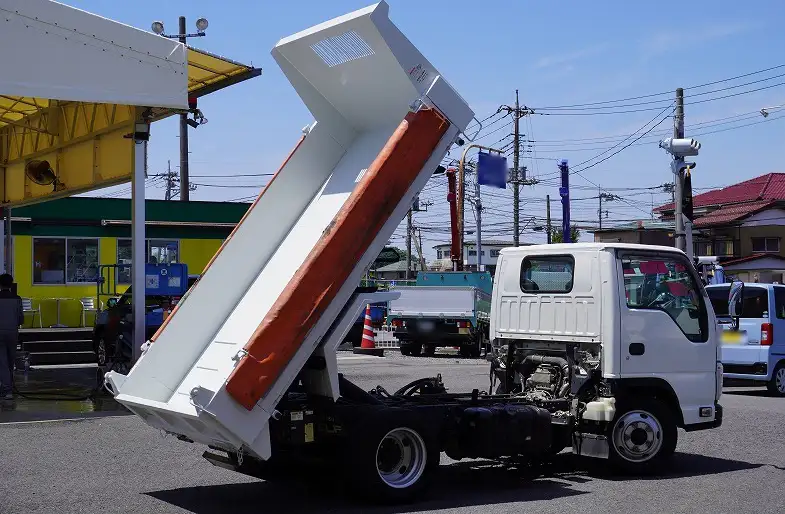 いすゞ エルフ 小型 ダンプ ローダー 強化の中古トラック画像4