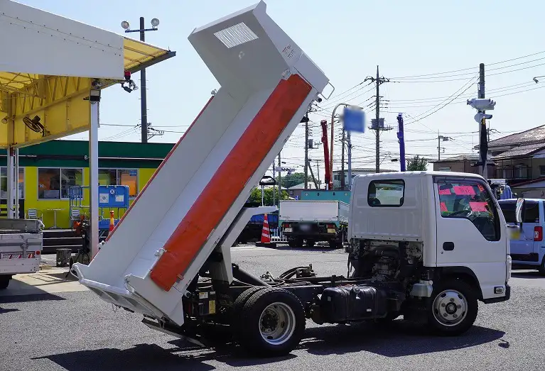 いすゞ エルフ 小型 ダンプ ローダー 強化の中古トラック画像4