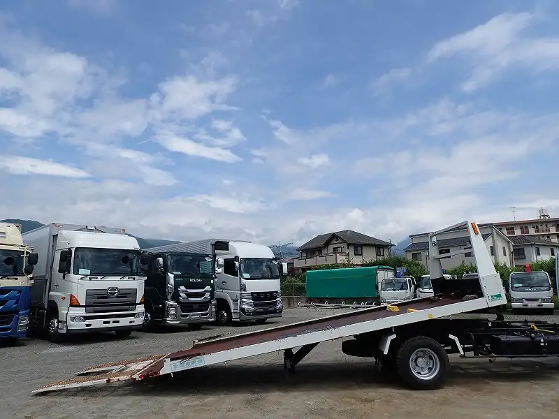 三菱 キャンター 小型 車両重機運搬 ラジコン ウインチの中古トラック画像10