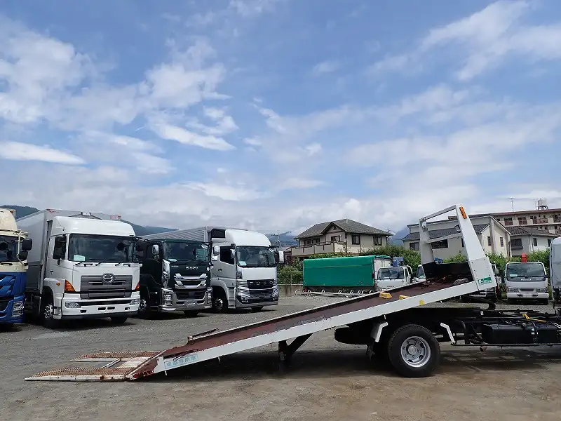 三菱 キャンター 小型 車両重機運搬 ラジコン ウインチの中古トラック画像11