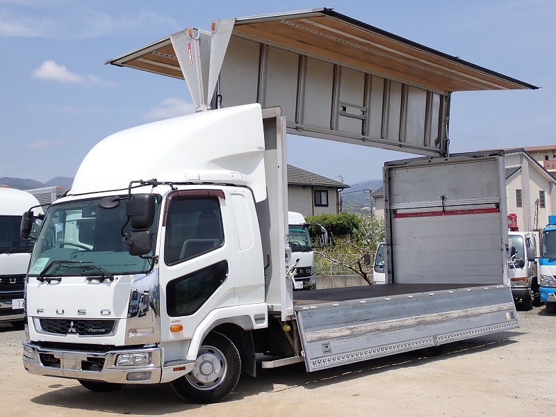 三菱 ファイター 中型/増トン ウイング パワーゲート ベッド の中古トラック【車両No.152962】