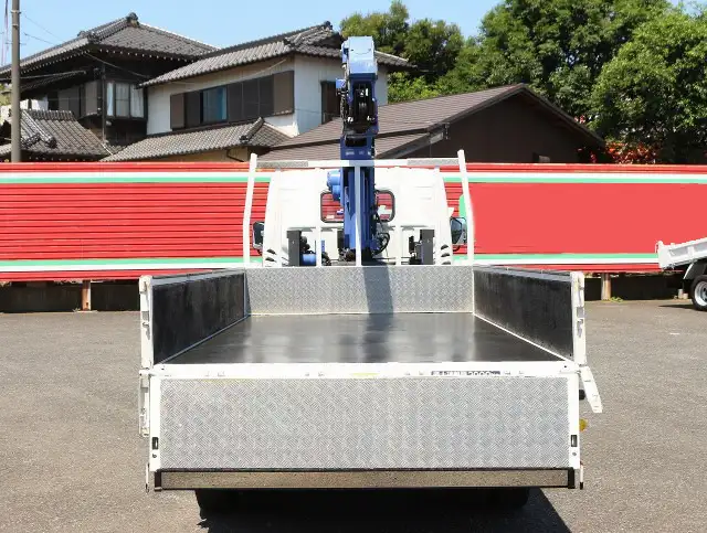 三菱 キャンター 小型 クレーン付 床鉄板 4段の中古トラック画像5