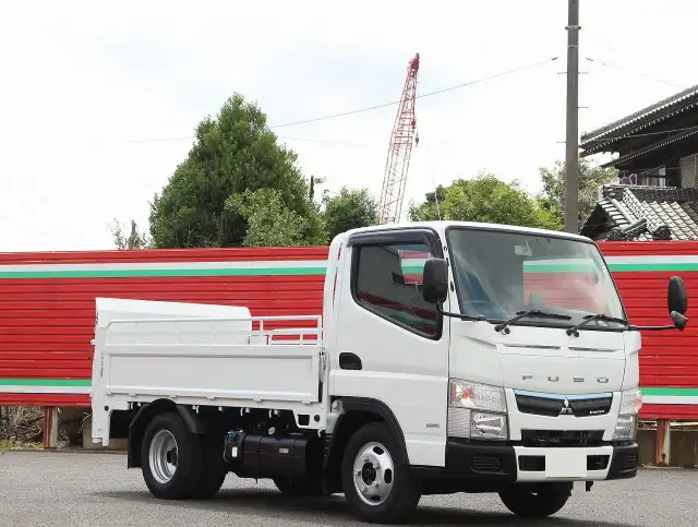 三菱 キャンター 小型 平ボディ パワーゲート 床鉄板の中古トラック画像2