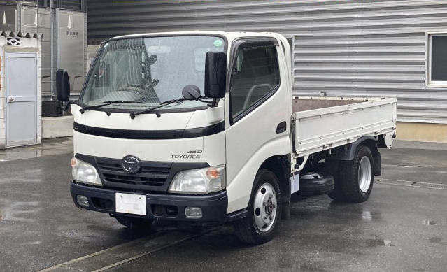 トヨタ トヨエース 小型 平ボディ パワーゲート 床鉄板 の中古トラック【車両No.184443】