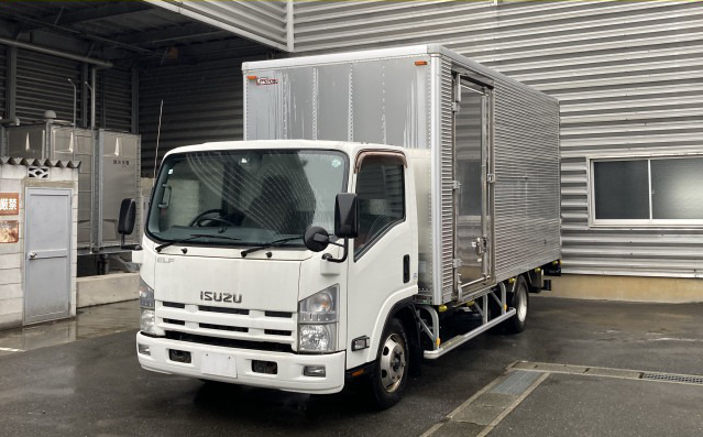 いすゞ エルフ 小型 アルミバン パワーゲート サイドドア の中古トラック【車両No.187373】