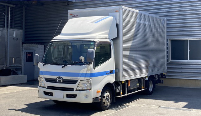 日野 デュトロ 小型 アルミバン パワーゲート 床鉄板 の中古トラック【車両No.155324】