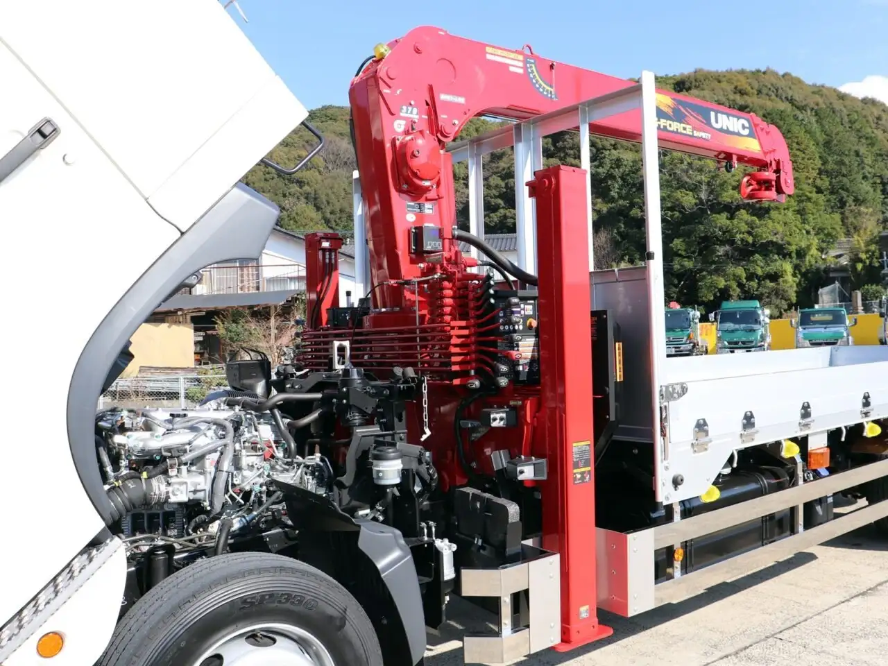 日野 レンジャー 中型/増トン 車両重機運搬 4段クレーン ラジコンの中古トラック画像11