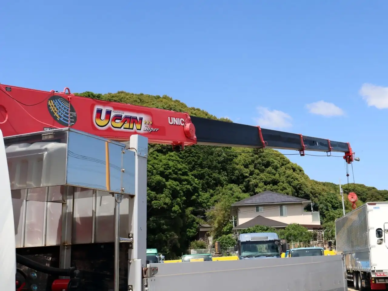 三菱 ファイター 中型/増トン クレーン付 床鉄板 アルミブロックの中古トラック画像7
