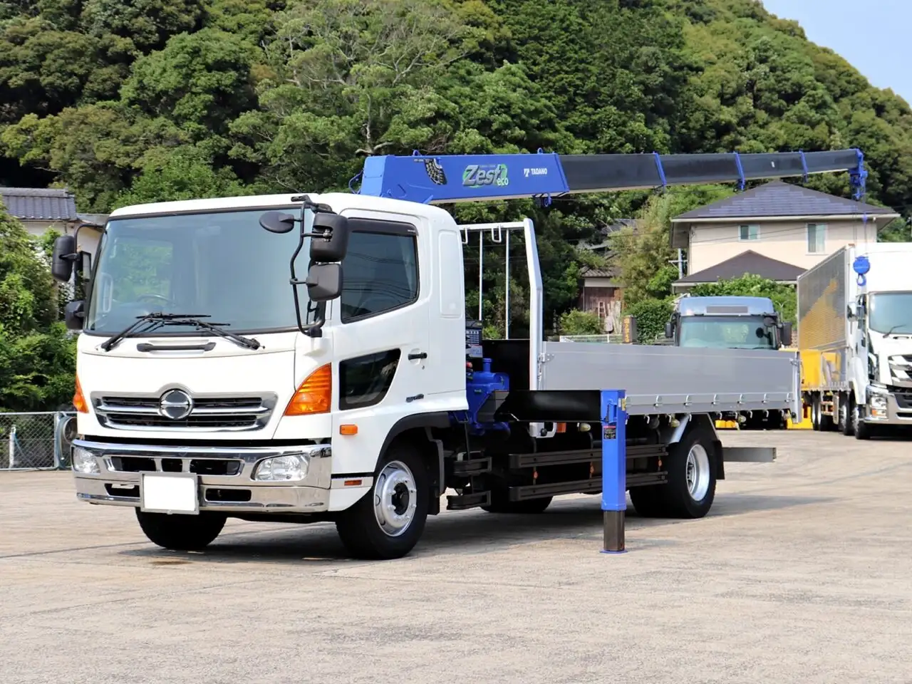 日野 レンジャー 中型/増トン クレーン付 床鉄板 アルミブロック の中古トラック【車両No.191071】