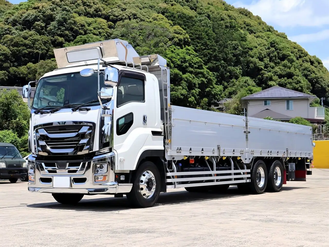 いすゞ ギガ 大型 平ボディ アルミブロック エアサス の中古トラック【車両No.191059】