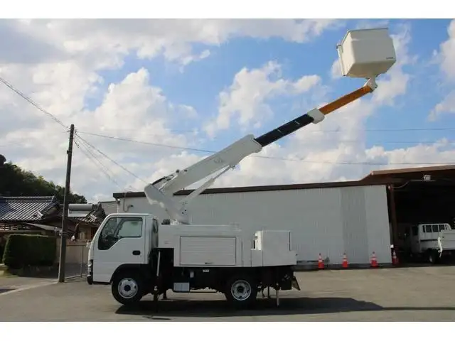いすゞ エルフ 小型 高所・建柱車 高所作業車 電工仕様の中古トラック画像3