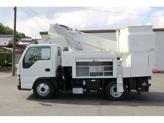 いすゞ エルフ 小型 高所・建柱車 高所作業車 電工仕様の中古トラック画像5