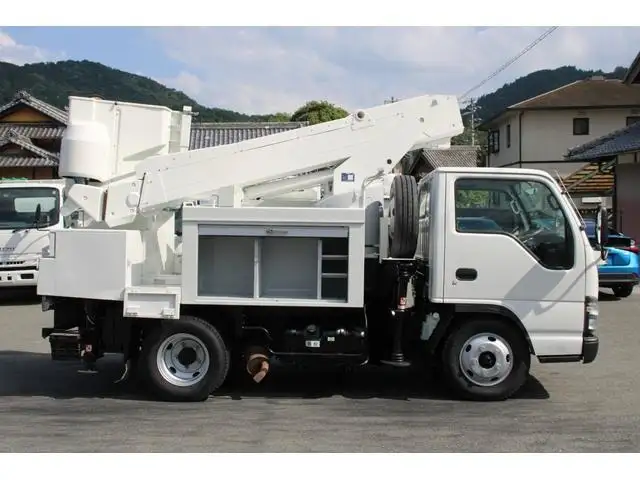 いすゞ エルフ 小型 高所・建柱車 高所作業車 電工仕様の中古トラック画像4