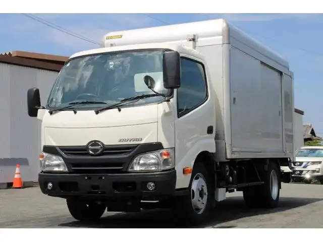 日野 デュトロ 小型 アルミバン ボトルカー サイドドアの中古トラック画像1