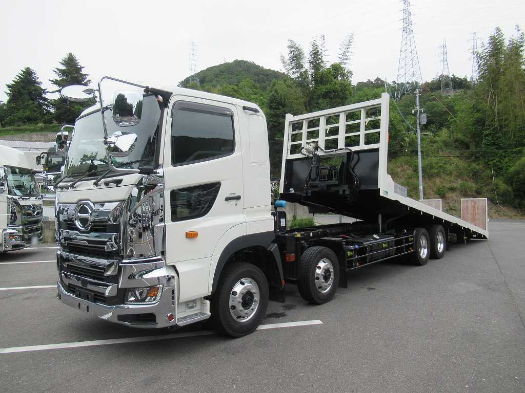 日野 プロフィア 大型 車両重機運搬 セーフティーローダー