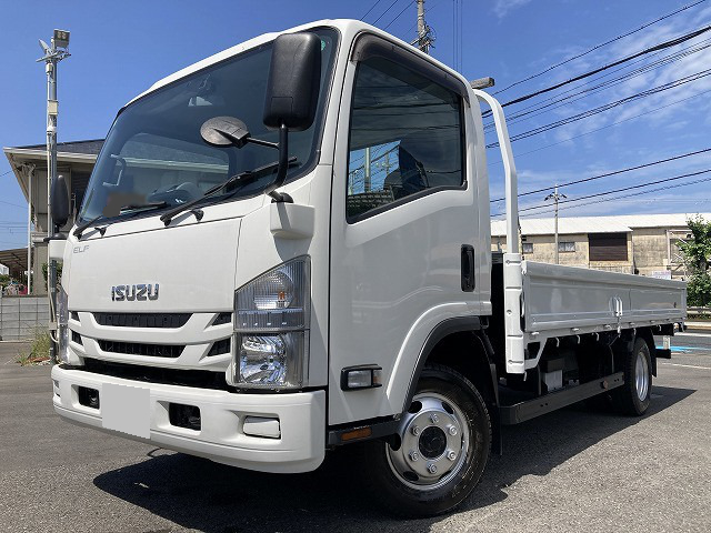いすゞ エルフ 小型 平ボディ パワーゲート アルミブロック の中古トラック【車両No.156187】