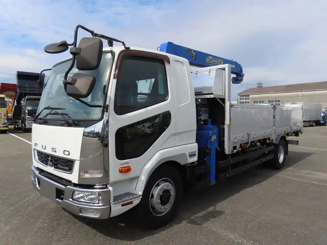 三菱 ファイター 中型/増トン クレーン付 アルミブロック 4段 の中古トラック【車両No.191166】