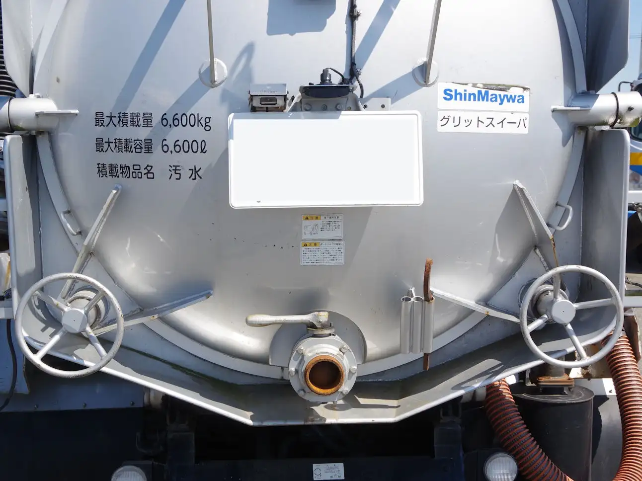 日野 レンジャー 中型/増トン タンク車 汚泥吸引車 2PG-FE2ABAの中古トラック画像6