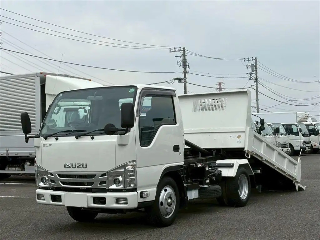 いすゞ エルフ 小型 ダンプ ローダー 2RG-NKR88ANの中古トラック画像1