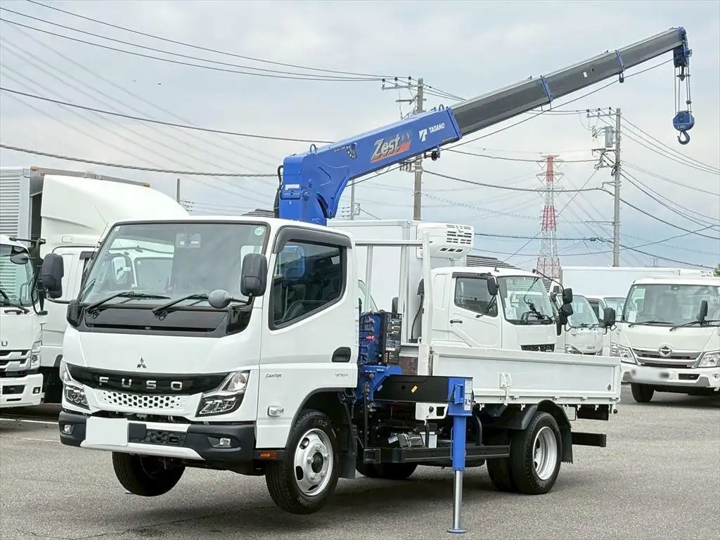 三菱 キャンター 小型 クレーン付 4段 ラジコンの中古トラック画像1