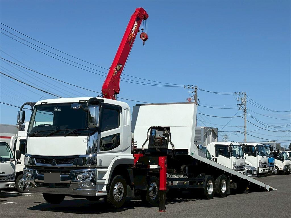 三菱 スーパーグレート 大型 車両重機運搬 ウインチ U-FS411N の中古トラック【車両No.113856】