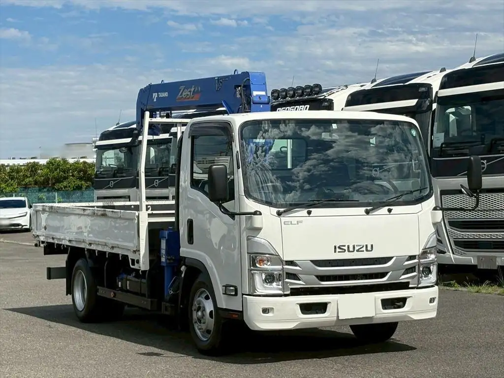 いすゞ エルフ 小型 クレーン付 4段 ラジコンの中古トラック画像2