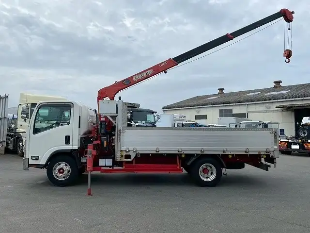 いすゞ エルフ 小型 クレーン付 アルミブロック 3段の中古トラック画像5