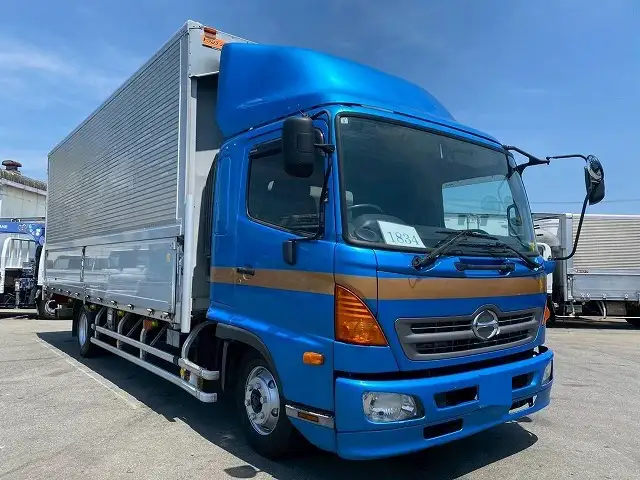 日野 レンジャー 中型/増トン ウイング エアサス ベッドの中古トラック画像2
