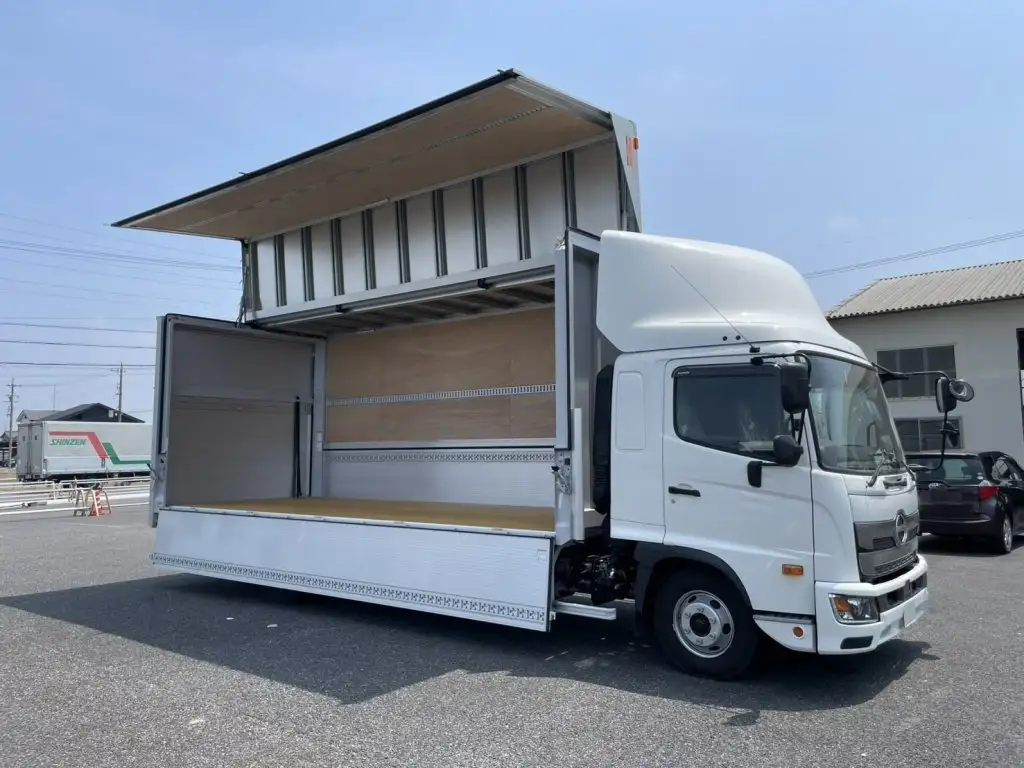 日野 レンジャー 中型/増トン ウイング パワーゲート エアサスの中古トラック画像7