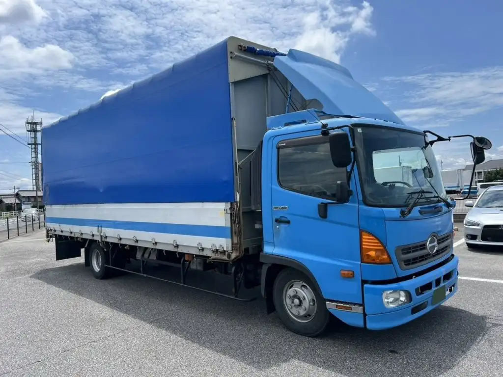 日野 レンジャー 中型/増トン ウイング 幌ウイング TKG-FC9JNAAの中古トラック画像3