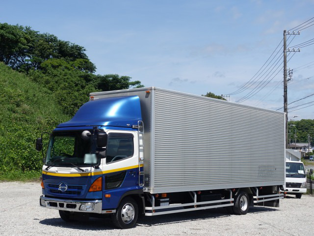 日野 レンジャー 中型/増トン アルミバン パワーゲート エアサス の中古トラック【車両No.154848】