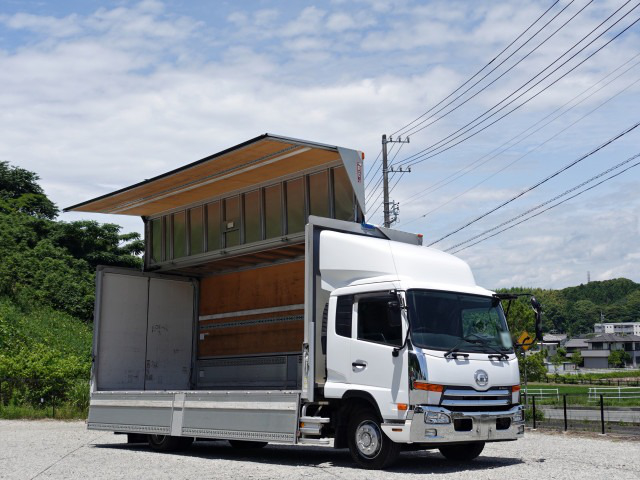 日産UD コンドル 中型/増トン ウイング エアサス ベッド の中古トラック【車両No.156090】