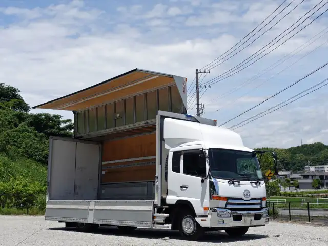 日産UD コンドル 中型/増トン ウイング パワーゲート エアサスの中古トラック画像1