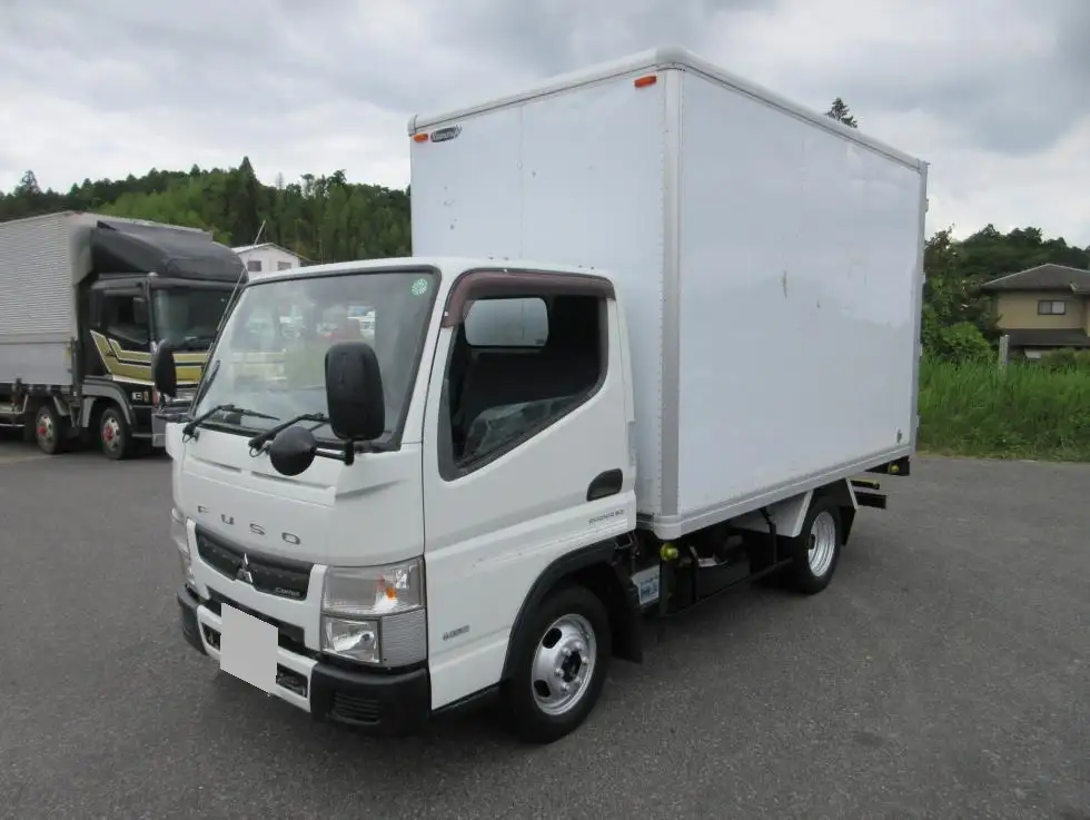 三菱 キャンター 小型 アルミバン 3枚観音 TPG-FBA00の中古トラック画像1