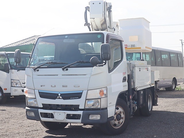 三菱 キャンター 小型 高所・建柱車 高所作業車