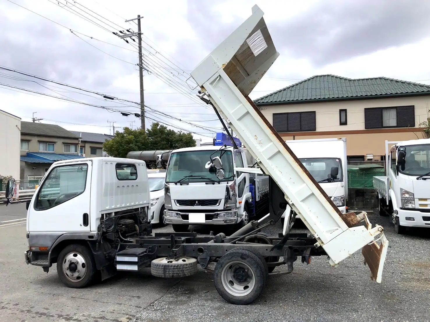 三菱 キャンター 小型 ダンプ KK-FE51EBD H12の中古トラック画像10