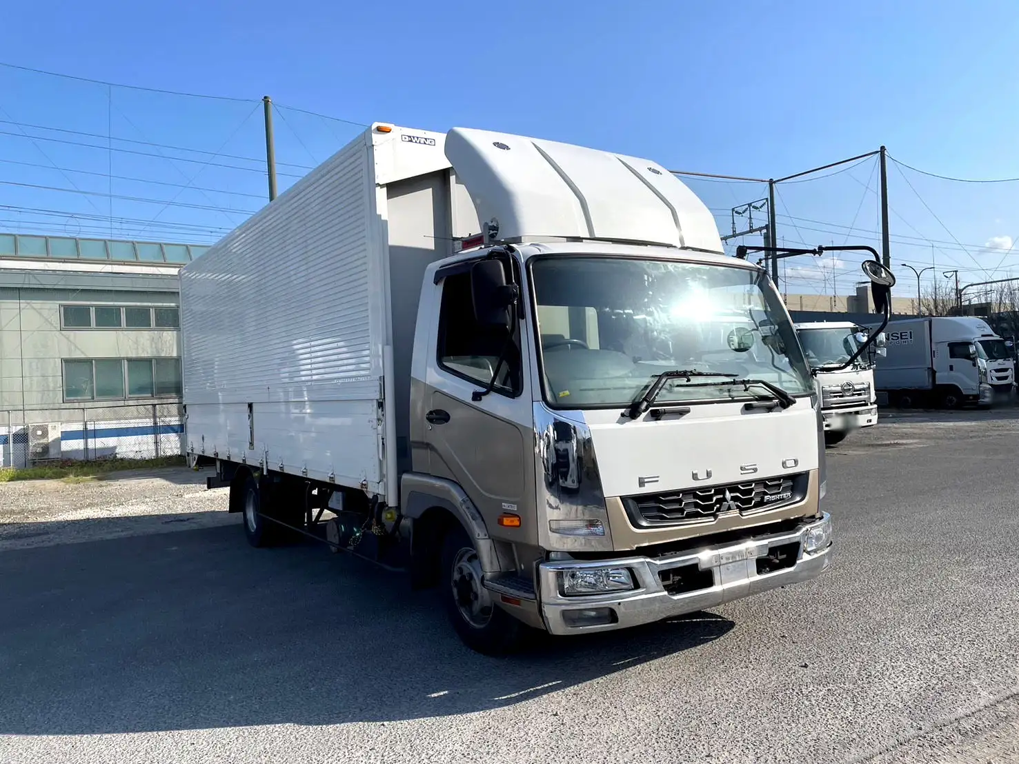 三菱 ファイター 中型/増トン ウイング TKG-FK71F H29の中古トラック画像2