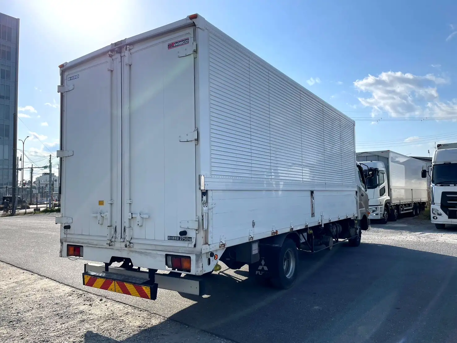 三菱 ファイター 中型/増トン ウイング TKG-FK71F H29の中古トラック画像3