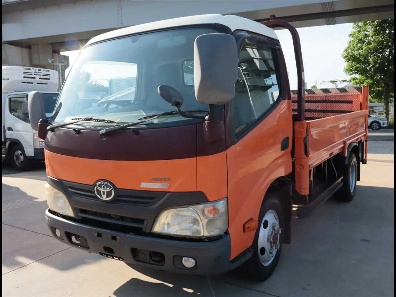 トヨタ ダイナ 小型 平ボディ パワーゲート 床鉄板 の中古トラック【車両No.191409】