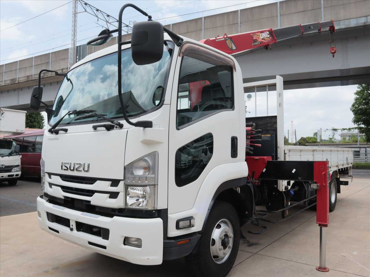 いすゞ フォワード 中型/増トン クレーン付 パワーゲート アルミブロック の中古トラック【車両No.191345】