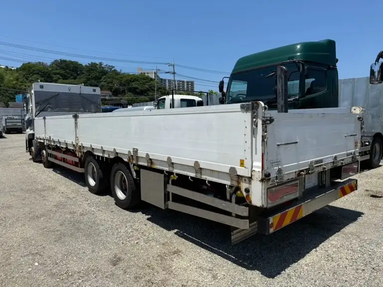 日産UD クオン 大型 平ボディ アルミブロック エアサスの中古トラック画像2