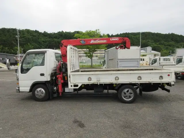 いすゞ エルフ 小型 クレーン付 4段 フックインの中古トラック画像5