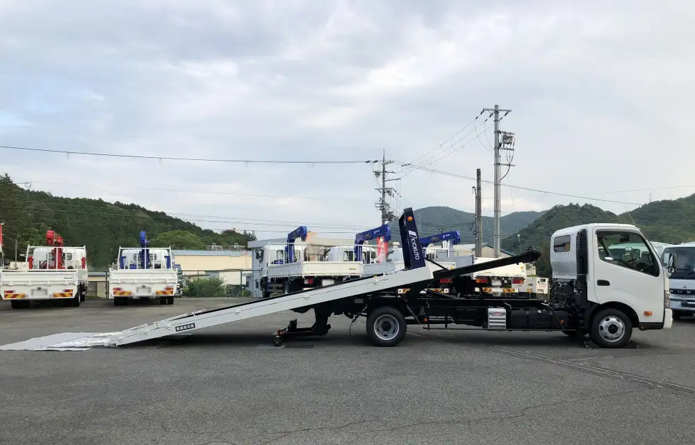 日野 デュトロ 小型 車両重機運搬 ラジコン ウインチの中古トラック画像2