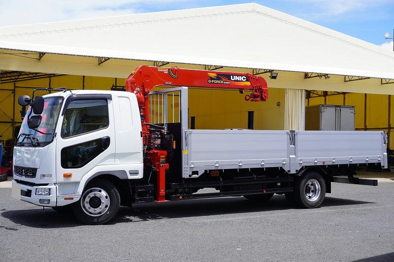 三菱 ファイター 中型/増トン クレーン付 アルミブロック 4段 の中古トラック【車両No.163269】