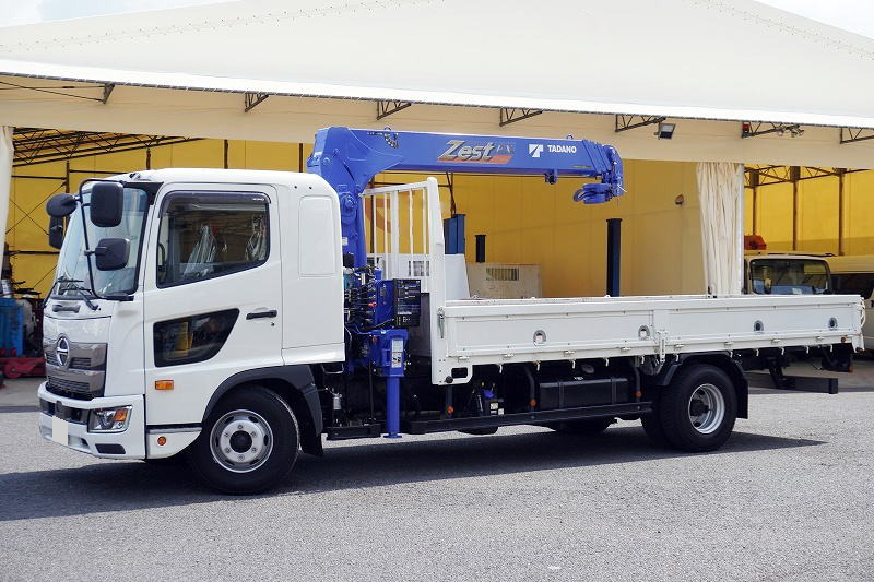 日野 レンジャー 中型/増トン クレーン付 床鉄板 アルミブロック の中古トラック【車両No.121564】
