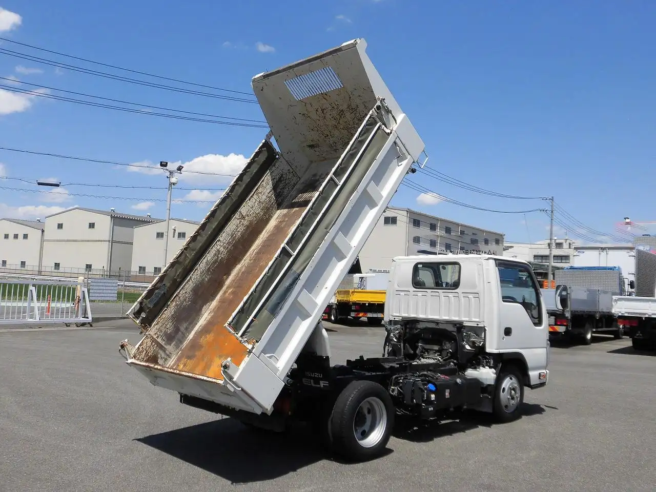 いすゞ エルフ 小型 ダンプ 強化 コボレーンの中古トラック画像8