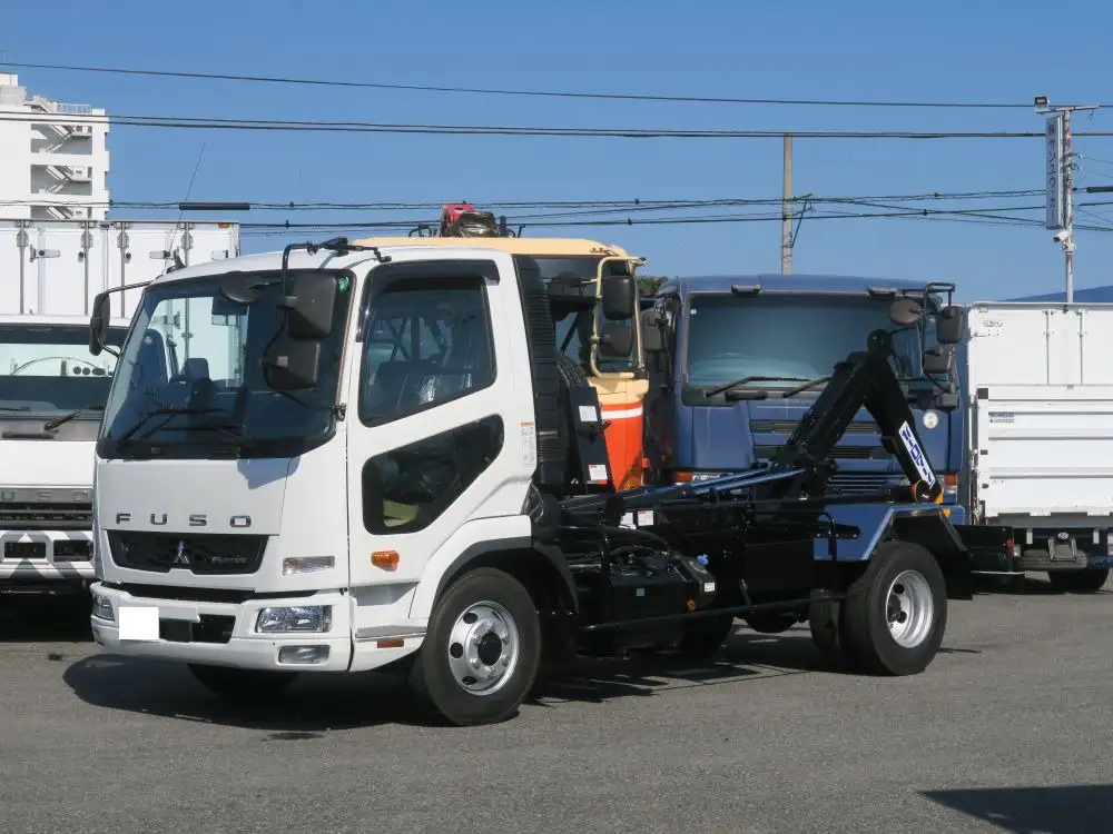 三菱 ファイター 中型/増トン アームロール ツインホイスト 2KG-FK72F の中古トラック【車両No.191533】
